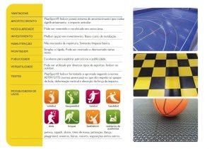 Plast Sport - Piso modular para quadras